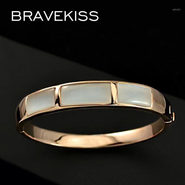 bravekiss rose gold color imitation opal stone for women fashion bracelets jewelry accessories girls gift bjb00801, White
bravekiss rose gold color imitation opal stone for women fashion bracelets jewelry accessories girls gift bjb00801, White