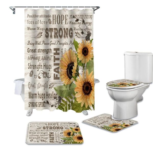 sunflower text wood board texture print shower curtain carpet cover toilet cover bath mat pad set bathroom curtain home decor
sunflower text wood board texture print shower curtain carpet cover toilet cover bath mat pad set bathroom curtain home decor