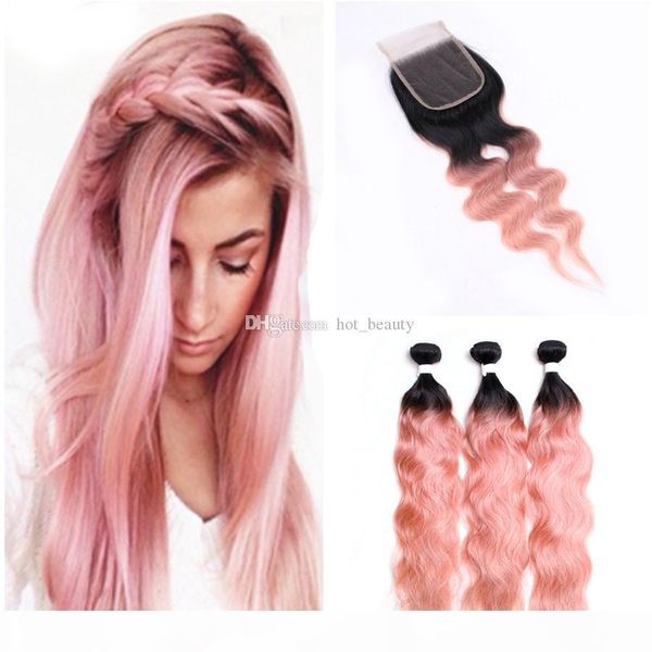 wet and wavy pink human hair weaves with lace closure rose gold natural wave human hair 3 bundles with lace closure, Black
wet and wavy pink human hair weaves with lace closure rose gold natural wave human hair 3 bundles with lace closure, Black