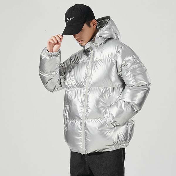 winter loose large size high street light surface thiened hooded men's korean fashion casual fat down cotton padded jaet, Black
winter loose large size high street light surface thiened hooded men's korean fashion casual fat down cotton padded jaet, Black