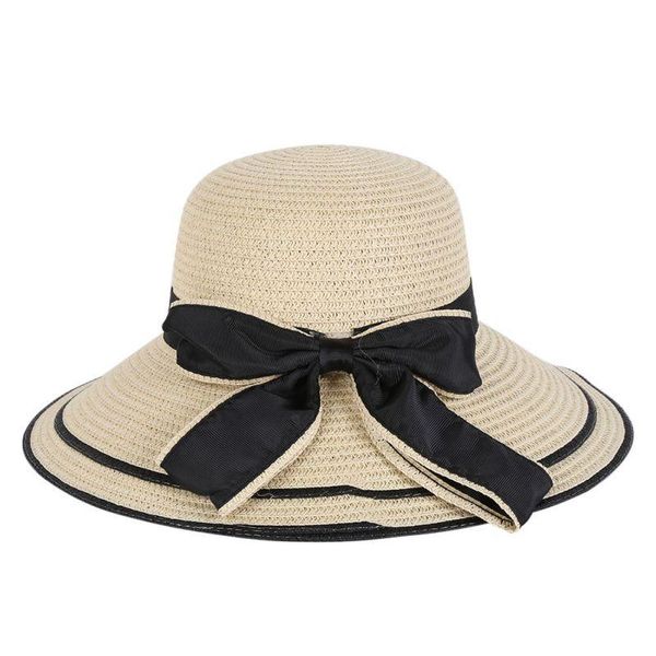2021 beach hat female summer hats women large brimmed straw beach girls hat, Black;white
2021 beach hat female summer hats women large brimmed straw beach girls hat, Black;white