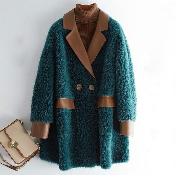 women 2020 winter real fur coat female plush genuine lamb fur overcoat new soft natural sheep shearing wool jacket q2921, Black
women 2020 winter real fur coat female plush genuine lamb fur overcoat new soft natural sheep shearing wool jacket q2921, Black