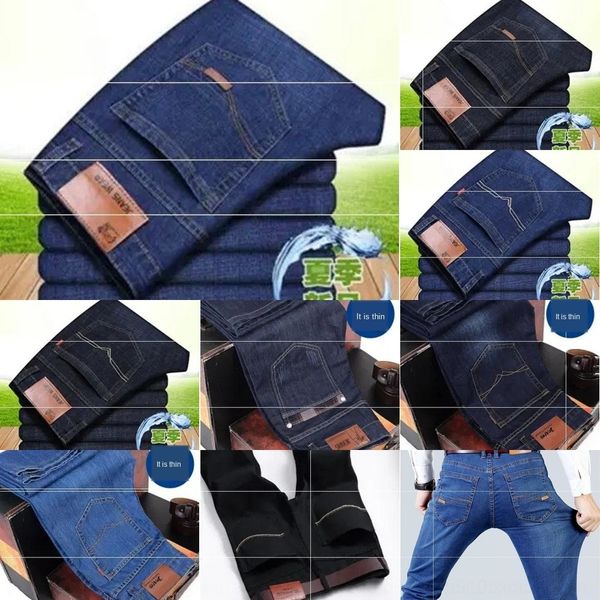 fctcs light men's and o and jeanscolor straight stretch thin jeans business large men's work pants summer wear resistant jeans pan, Blue
fctcs light men's and o and jeanscolor straight stretch thin jeans business large men's work pants summer wear resistant jeans pan, Blue