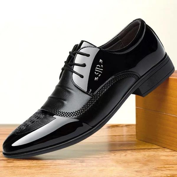 2020 man oxford shoes pointed men dress shoes loafers luxury designer business travel leather plus size 38-481, Black
2020 man oxford shoes pointed men dress shoes loafers luxury designer business travel leather plus size 38-481, Black