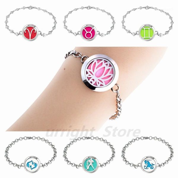 bangle 12 constellations virgo sign essential oil diffuser locket perfume bracelet stainless steel 25mm 10pads as gift1, Black
bangle 12 constellations virgo sign essential oil diffuser locket perfume bracelet stainless steel 25mm 10pads as gift1, Black