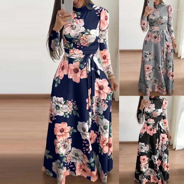 vintage women summer long dress loose flower print ladies regular o-neck long sleeve dress vestido longo femme 2019 mu0101, Black;gray
vintage women summer long dress loose flower print ladies regular o-neck long sleeve dress vestido longo femme 2019 mu0101, Black;gray