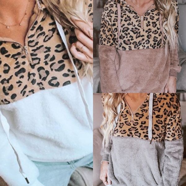 dfdt0 rgor0 leopard pattern coat sweater stitching velvet women's sweater autumn winter women's coat 2020, Black
dfdt0 rgor0 leopard pattern coat sweater stitching velvet women's sweater autumn winter women's coat 2020, Black