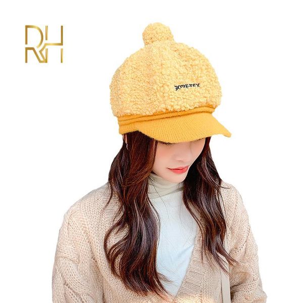 stingy brim hats autumn and winter women caps with hairball cute lamb wool solid color baseball cap letter embroidery adjustable octagonal r, Blue;gray
stingy brim hats autumn and winter women caps with hairball cute lamb wool solid color baseball cap letter embroidery adjustable octagonal r, Blue;gray