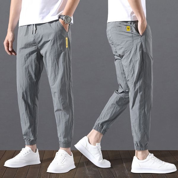 capris men's trend versatile loose ice silk summer thin men's korean casual sports sports pantslong pants quick drying casual pant, Blue
capris men's trend versatile loose ice silk summer thin men's korean casual sports sports pantslong pants quick drying casual pant, Blue