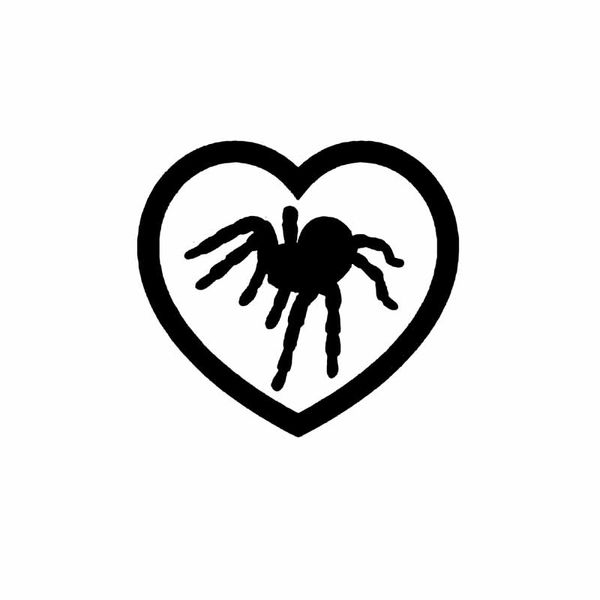 15.3cm*14cm tarantula big heart car sticker spider vinyl decal arachnid black/silver c19-0232
15.3cm*14cm tarantula big heart car sticker spider vinyl decal arachnid black/silver c19-0232