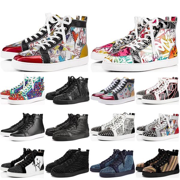 with box new red bottoms men women shoes studded spikes loafers sneakers suede leather flats mens trainers casual shoes jogging 35-47, Black
with box new red bottoms men women shoes studded spikes loafers sneakers suede leather flats mens trainers casual shoes jogging 35-47, Black