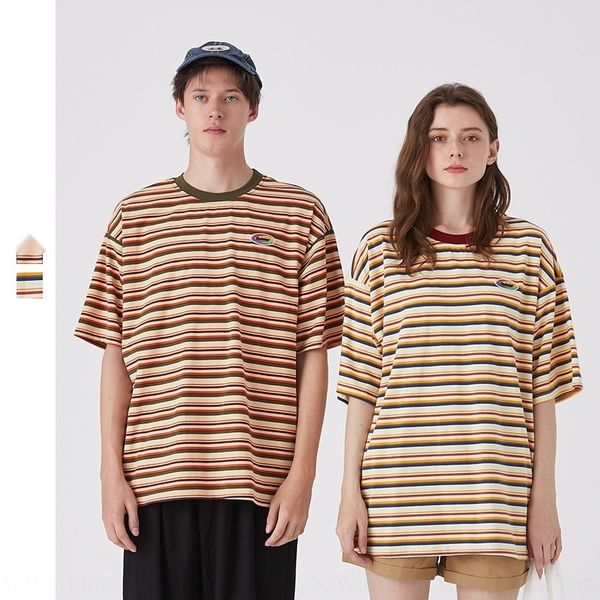 ee280 henry's henry's striped simple color embroideryshort contrast sleeve korean lovers ins loose chaoren new new striped embroid, Blue
ee280 henry's henry's striped simple color embroideryshort contrast sleeve korean lovers ins loose chaoren new new striped embroid, Blue