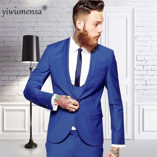 men's suits & blazers yiwumensa brand ternos masculino slim fit men suit traje hombre formal costume de mariage pour homme chic mens ar, White;black
men's suits & blazers yiwumensa brand ternos masculino slim fit men suit traje hombre formal costume de mariage pour homme chic mens ar, White;black