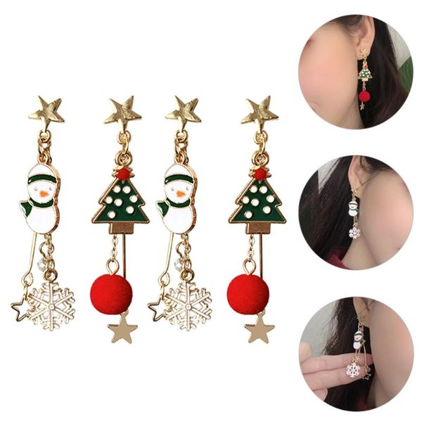 stud 2 pairs christmas themed woman earring fashionable alloy tree earrings cartoon bell santa claus, Golden;silver
stud 2 pairs christmas themed woman earring fashionable alloy tree earrings cartoon bell santa claus, Golden;silver