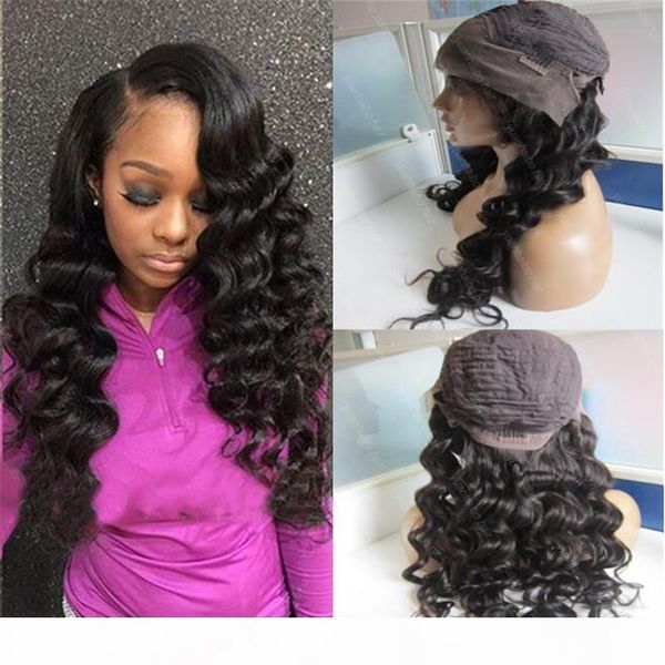 8a natural hairline indian virgin hair loose wave lace front wig 130 density loose wavy human hair wig, Black;brown
8a natural hairline indian virgin hair loose wave lace front wig 130 density loose wavy human hair wig, Black;brown