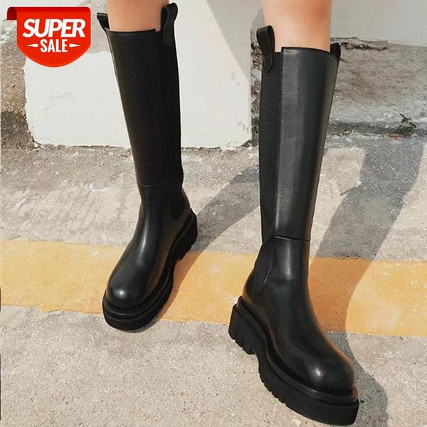 2021chunky platform genuine leather leather knee high boots women punk height increasing thicken long boots woman botas mujer #qr7j, Black
2021chunky platform genuine leather leather knee high boots women punk height increasing thicken long boots woman botas mujer #qr7j, Black