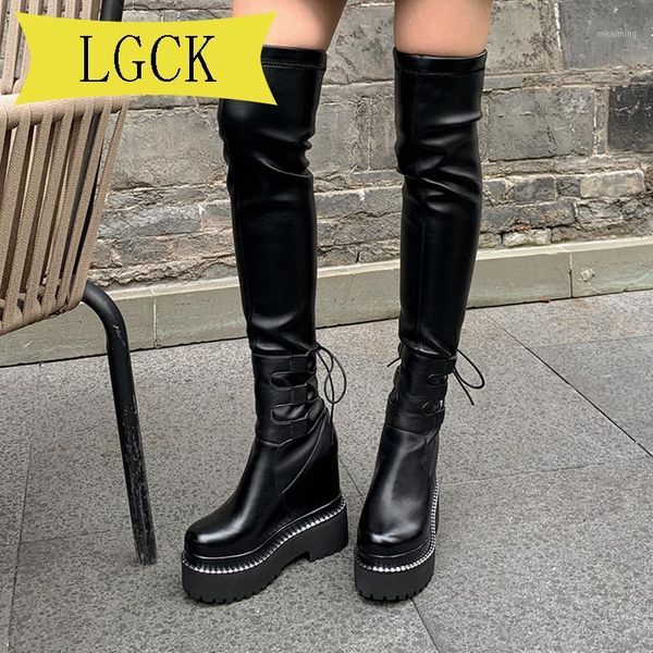 plus size 34-41 spring autumn lacing over-the-knee boots women fashion square heel woman shoe winter genuine leather1, Black
plus size 34-41 spring autumn lacing over-the-knee boots women fashion square heel woman shoe winter genuine leather1, Black