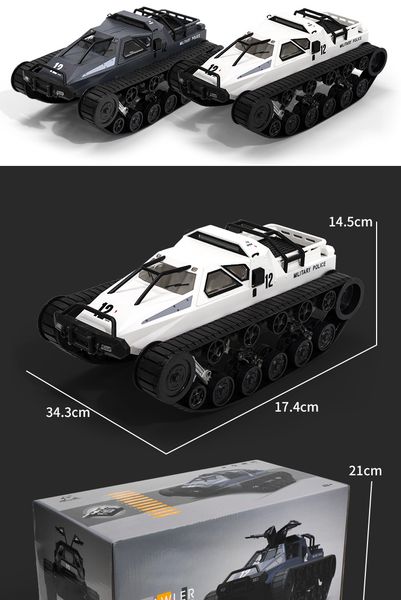 1/12 RC 4WD Drift Tank 2.4G High speed EV2 Tank RTR Remote control armored vehicle 380 Motor toys for children
1/12 RC 4WD Drift Tank 2.4G High speed EV2 Tank RTR Remote control armored vehicle 380 Motor toys for children