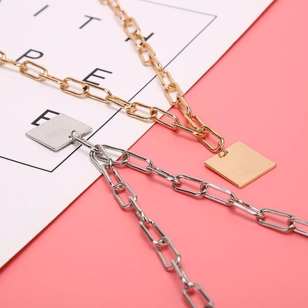 горячей продажа толстых цепей ожерелья мода простых площади кулона ожерелье хип-хоп женщина мужчина ювелирных изделий dropshipping, Silver
горячей продажа толстых цепей ожерелья мода простых площади кулона ожерелье хип-хоп женщина мужчина ювелирных изделий dropshipping, Silver