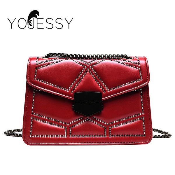 yojessy rivet chain small crossbody bags for women 2020 shoulder messenger bag lady luxury handbags
yojessy rivet chain small crossbody bags for women 2020 shoulder messenger bag lady luxury handbags