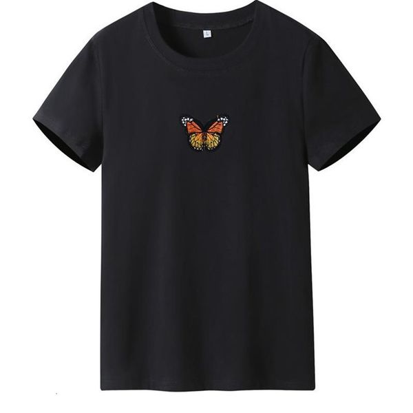 Spring Summer 2021 New Female Short Sleeve Top Butterfly Embroidered Shirt 401n, White
Spring Summer 2021 New Female Short Sleeve Top Butterfly Embroidered Shirt 401n, White