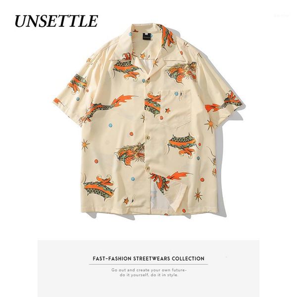 unsettle 2020ss men summer chinese dragon print hawaiian shirts hip hop streetwear fashion casual short sleeve button down 1, White;black
unsettle 2020ss men summer chinese dragon print hawaiian shirts hip hop streetwear fashion casual short sleeve button down 1, White;black