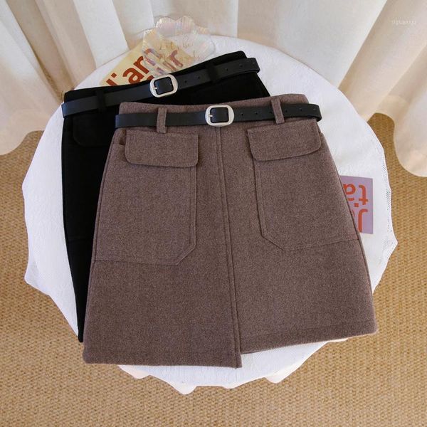 irregular pocket skirt for women autumn winter 2020 new woolen slim skirt high waist slim office lady a- line mini skirts1, Black
irregular pocket skirt for women autumn winter 2020 new woolen slim skirt high waist slim office lady a- line mini skirts1, Black