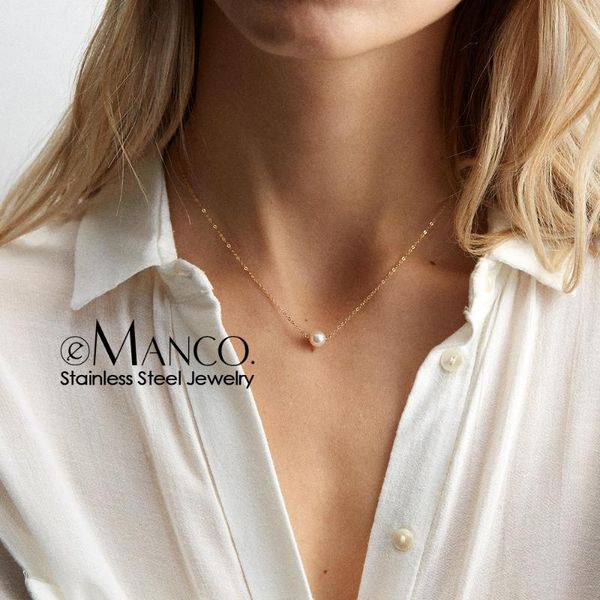 emanco 316l stainless steel chokers necklaces for women sea-shell imitation pearl choker fashion women jewelry, Golden;silver
emanco 316l stainless steel chokers necklaces for women sea-shell imitation pearl choker fashion women jewelry, Golden;silver
