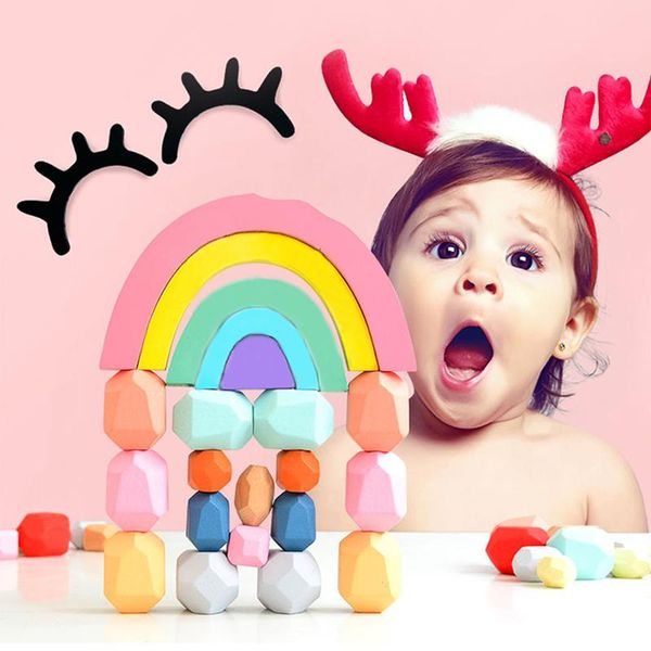 36pcs childrens wooden colored stone jenga building block educational toy creative nordic style stacking game rainbow toy gift wmteby
36pcs childrens wooden colored stone jenga building block educational toy creative nordic style stacking game rainbow toy gift wmteby