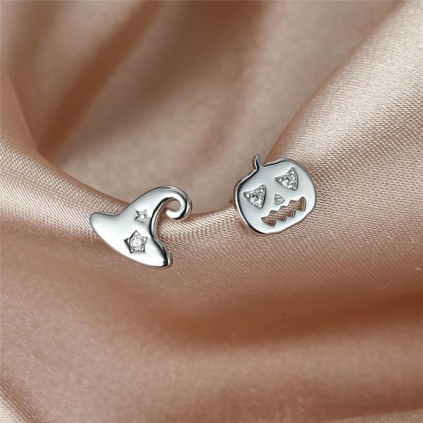 stud wizard hat and pumpkin head cute small earrings for women 100% 925 sterling silver white zircon halloween punk jewelry, Golden;silver
stud wizard hat and pumpkin head cute small earrings for women 100% 925 sterling silver white zircon halloween punk jewelry, Golden;silver