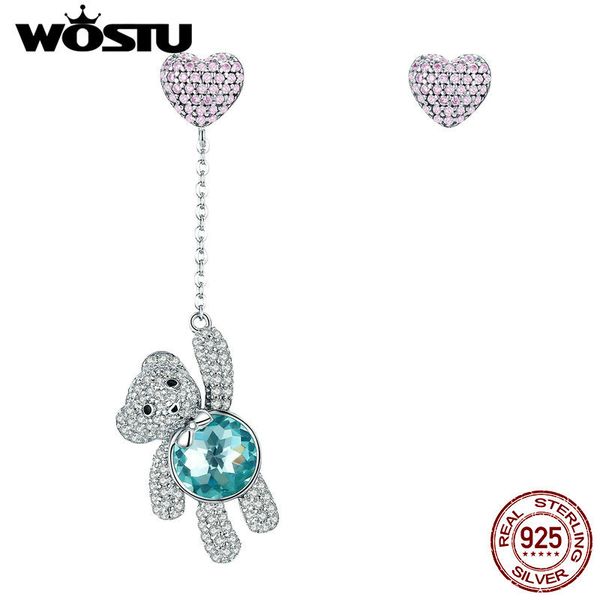 wostu luxury 100% 925 sterling silver dazzling bear & heart stud earrings for women girl original brand fine jewelry gift cqe388 210202, Golden;silver
wostu luxury 100% 925 sterling silver dazzling bear & heart stud earrings for women girl original brand fine jewelry gift cqe388 210202, Golden;silver
