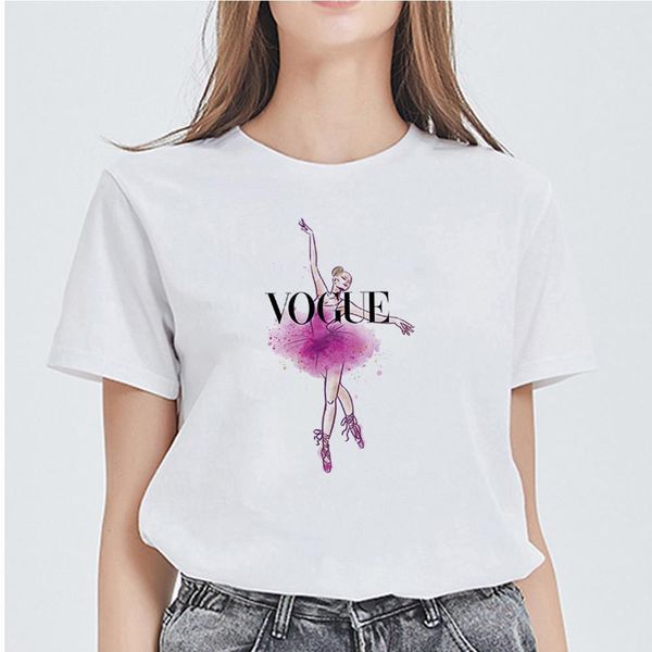 new arrival short sleeve t-shirt casual tee shirt breathable loose vogue casual o-neck ballet dancer t shirt clothe, White
new arrival short sleeve t-shirt casual tee shirt breathable loose vogue casual o-neck ballet dancer t shirt clothe, White