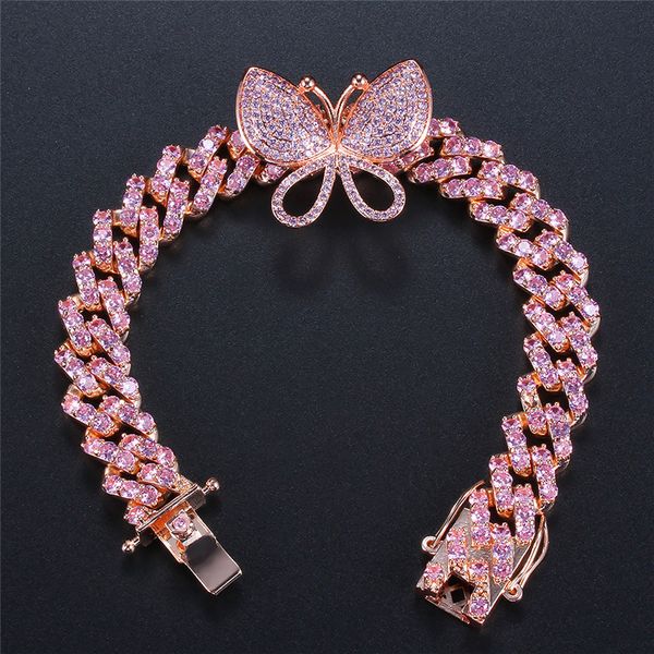 charming women bracelets gold plated bling cz butterfly cuban bracelets jewelry fashion iced out cz chain bracelet for girls women, Black
charming women bracelets gold plated bling cz butterfly cuban bracelets jewelry fashion iced out cz chain bracelet for girls women, Black