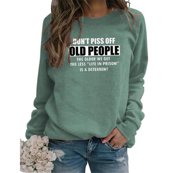 women piss old sleeve people don't off crewneck print autumn sweatshirt oversized long pullover female 2020 hoodies winter bjcpl, Black;white
women piss old sleeve people don't off crewneck print autumn sweatshirt oversized long pullover female 2020 hoodies winter bjcpl, Black;white