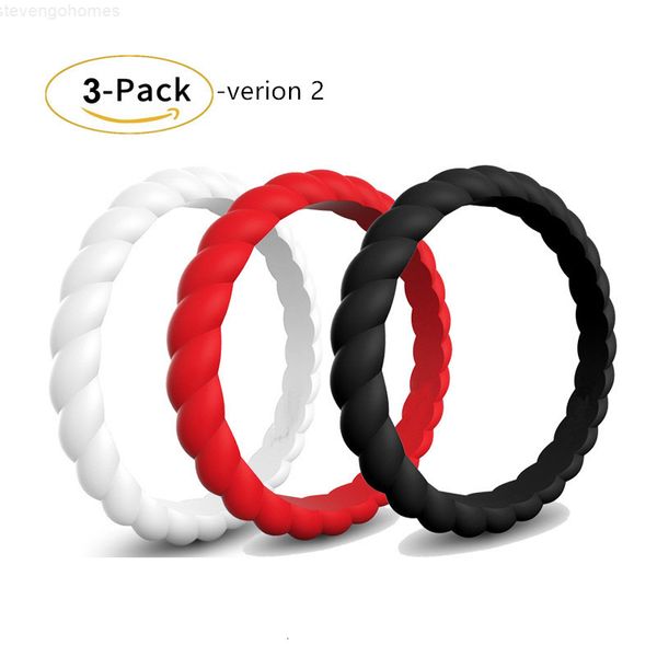 silicone 3 swivel pack stackable womens thin wedding rings total 15 colors for your choice, Slivery;golden
silicone 3 swivel pack stackable womens thin wedding rings total 15 colors for your choice, Slivery;golden
