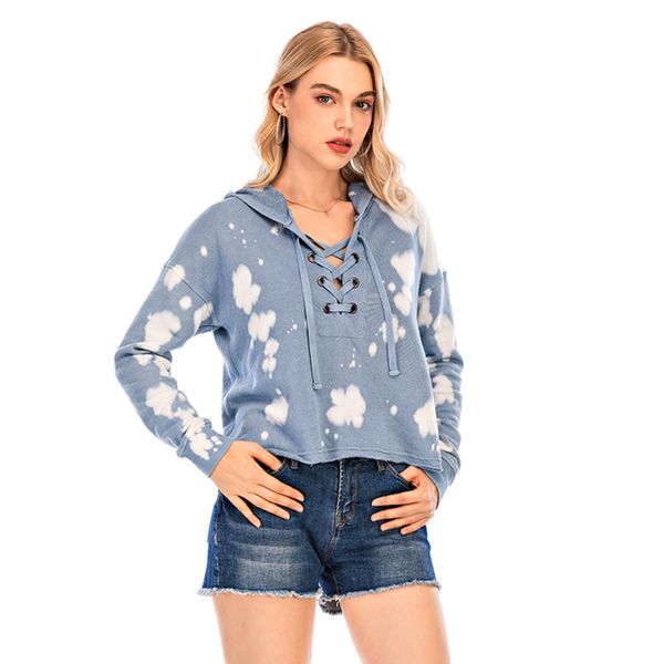 wholesale large grommets wide drawstring french terry custom tie dye women hoodie pullover, Black
wholesale large grommets wide drawstring french terry custom tie dye women hoodie pullover, Black
