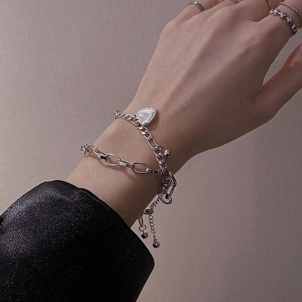 ins minority design korean version simple personality student cool hand female national bracelet love multi-layer bracelet ydfz1, Golden;silver
ins minority design korean version simple personality student cool hand female national bracelet love multi-layer bracelet ydfz1, Golden;silver