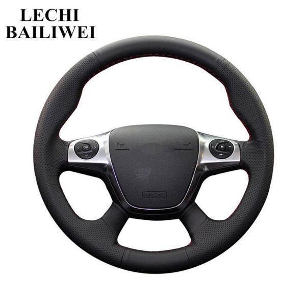 black artificial leather hand-stitched car steering wheel cover for focus 3 2012-2014 kuga escape 2013-2020
black artificial leather hand-stitched car steering wheel cover for focus 3 2012-2014 kuga escape 2013-2020
