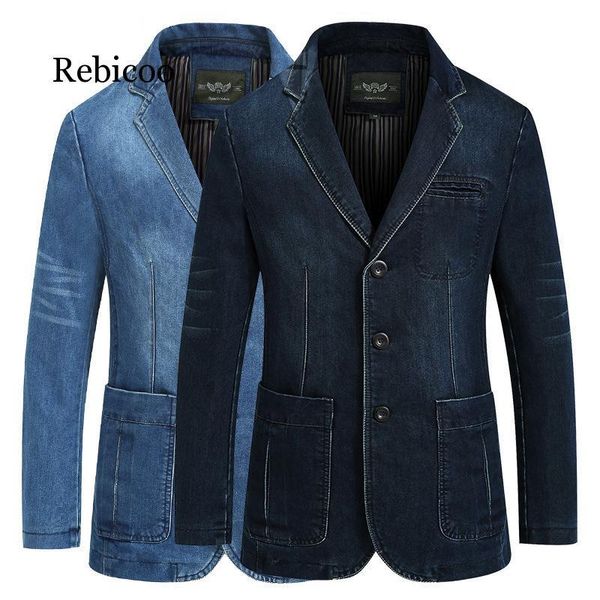 new mens denim blazer men fashion cotton vintage suit jacket 4xl male blue coat denim jacket men slim fat jeans blazers, White;black
new mens denim blazer men fashion cotton vintage suit jacket 4xl male blue coat denim jacket men slim fat jeans blazers, White;black