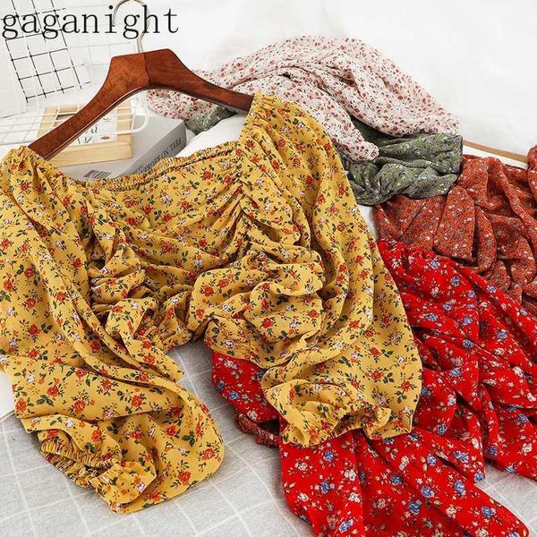gaganight sweet women chiffon short blouse long sleeve square collar chic fashion spring summer shirts draped retro blusas1, White
gaganight sweet women chiffon short blouse long sleeve square collar chic fashion spring summer shirts draped retro blusas1, White