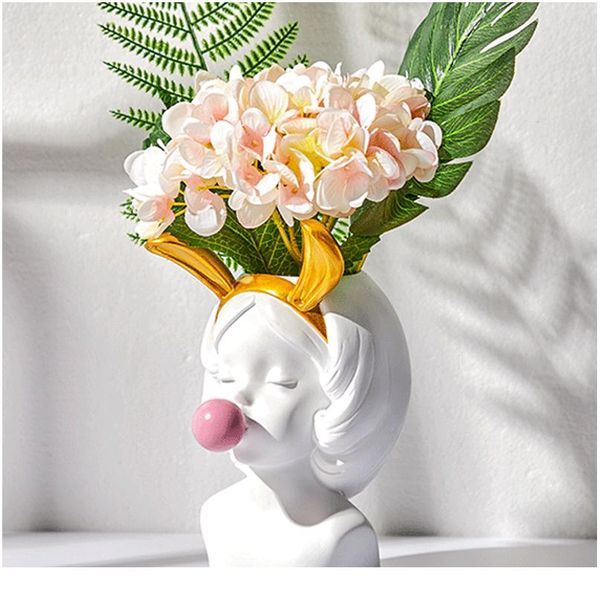 white resin vase flower pot nordic style cute catwoman human head flower vases basket pen brushes holder home de bbytzu
white resin vase flower pot nordic style cute catwoman human head flower vases basket pen brushes holder home de bbytzu
