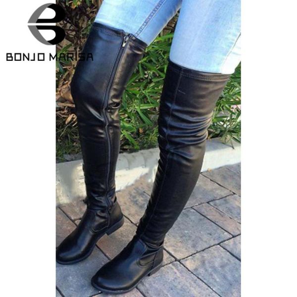 bonjomarisa ins female fashion over the knee boots zipper low heel round toe knee high boots women autumn brand shoes woman, Black
bonjomarisa ins female fashion over the knee boots zipper low heel round toe knee high boots women autumn brand shoes woman, Black