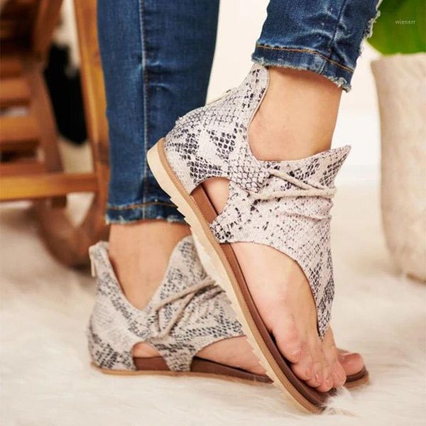 2020 women summer shoes andals flat women flat sandals ladies zipper leopard print casual cover heel pu snake beach large size1, Black
2020 women summer shoes andals flat women flat sandals ladies zipper leopard print casual cover heel pu snake beach large size1, Black