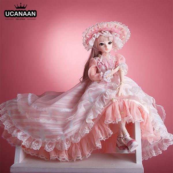 1/3 bjd dolls 60cm 18 ball joints doll with full outfits clothes shoes wig makeup toys for girls collection birthday gifts 1011
1/3 bjd dolls 60cm 18 ball joints doll with full outfits clothes shoes wig makeup toys for girls collection birthday gifts 1011