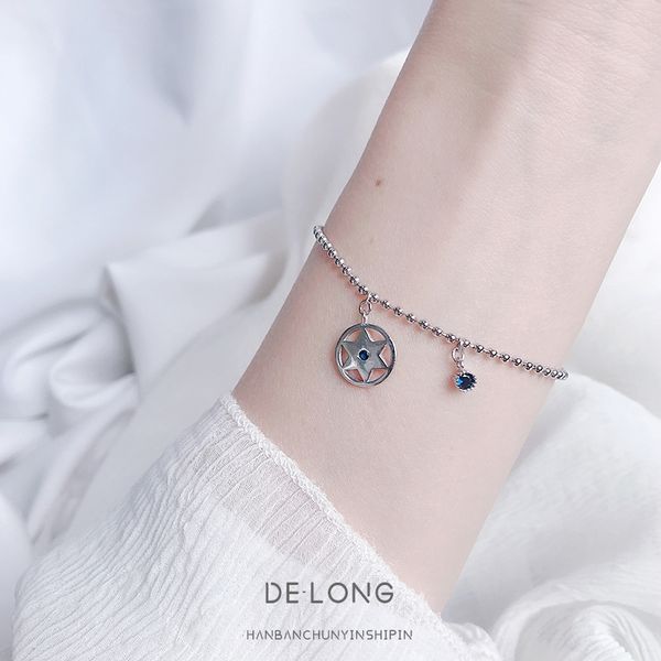 s925 sterling silver compass ins korean version of personality minimalist compass bracelet bracelet women's star blue hand jewelry tren, Golden;silver
s925 sterling silver compass ins korean version of personality minimalist compass bracelet bracelet women's star blue hand jewelry tren, Golden;silver
