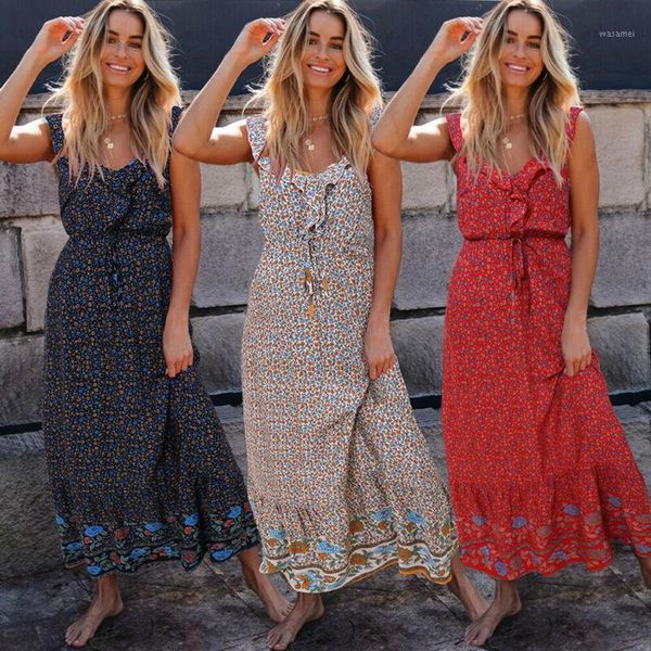 off shoulder dresses new boho floral pattern sleeveless loose casual long dress beach holiday sundress female maxi vestido1, Black;gray
off shoulder dresses new boho floral pattern sleeveless loose casual long dress beach holiday sundress female maxi vestido1, Black;gray