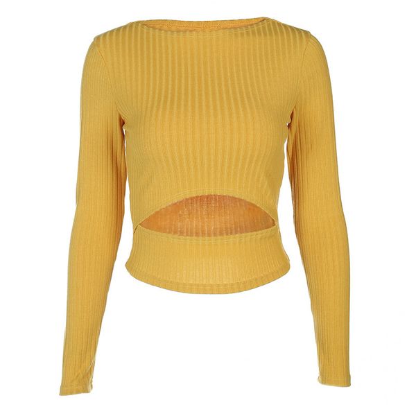 2021 new women's new yellow shirt exposed slender umbigo of malha blusa long whk1, White;black
2021 new women's new yellow shirt exposed slender umbigo of malha blusa long whk1, White;black