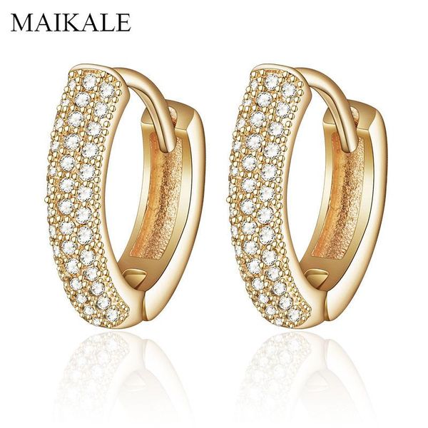 hoop & huggie maikale luxury gold small earrings for women cubic zirconia cz gem round circle wedding party jewelry gifts, Golden;silver
hoop & huggie maikale luxury gold small earrings for women cubic zirconia cz gem round circle wedding party jewelry gifts, Golden;silver