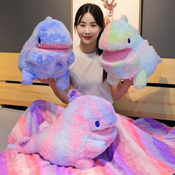 60cm new multi-function color dinosaur stuffed plush toy air conditioner blanket pillow child's birthday gift y200723
60cm new multi-function color dinosaur stuffed plush toy air conditioner blanket pillow child's birthday gift y200723