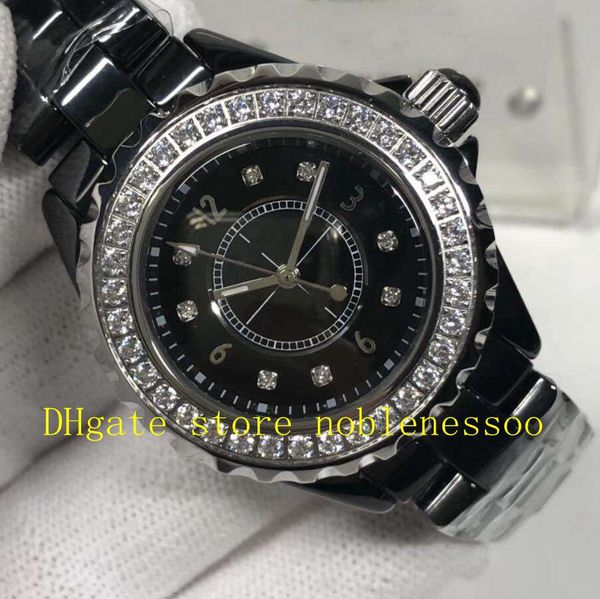 5 style women's 33mm no date h1625 h3110 black ceramic ladies diamond bezel ceramic bracelet watch quartz wristwatch ladies women, Slivery;brown
5 style women's 33mm no date h1625 h3110 black ceramic ladies diamond bezel ceramic bracelet watch quartz wristwatch ladies women, Slivery;brown